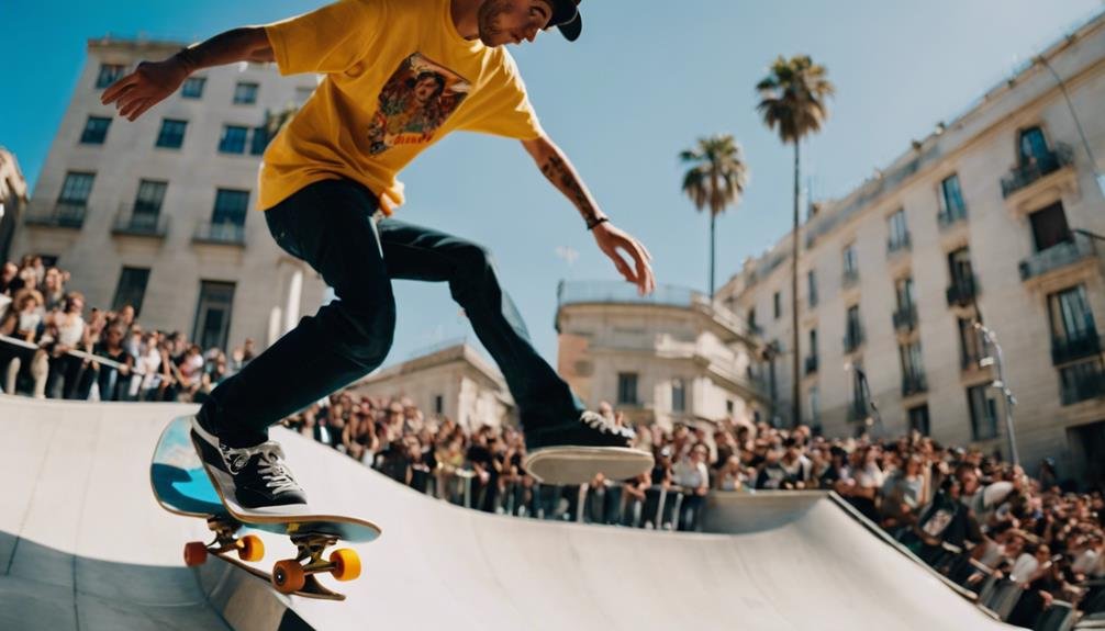 skateboarding competitions draw crowds
