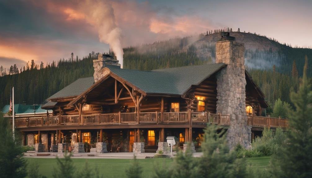 historic lodge in yellowstone