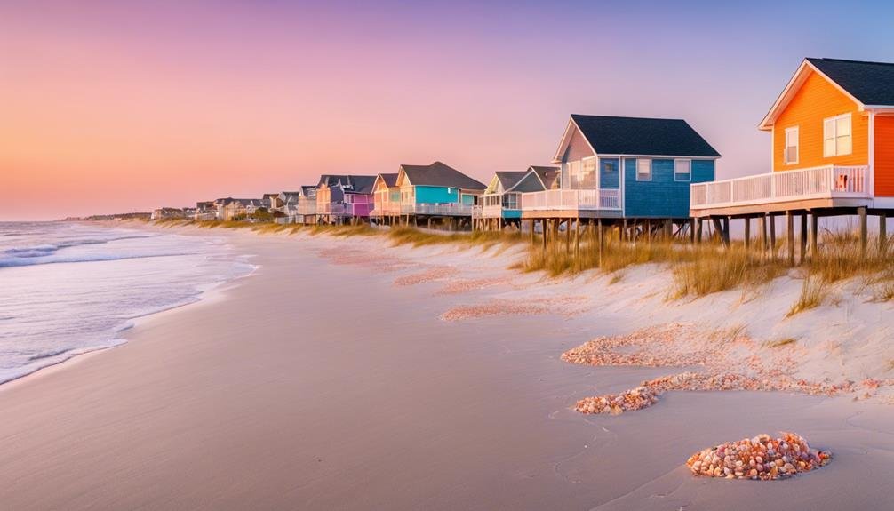 sandy shores peaceful waves | North Carolina Beaches