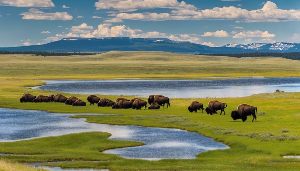 visit historical sites together | Hayden Valley Yellowstone