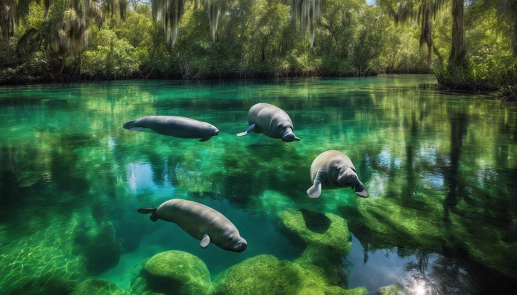 observe gentle sea cows