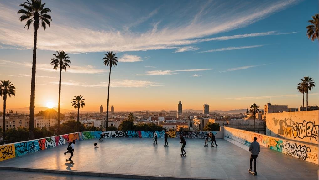 skateboarding hotspots in barcelona