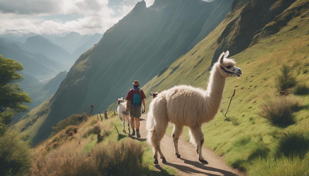 llama hiking experience needed