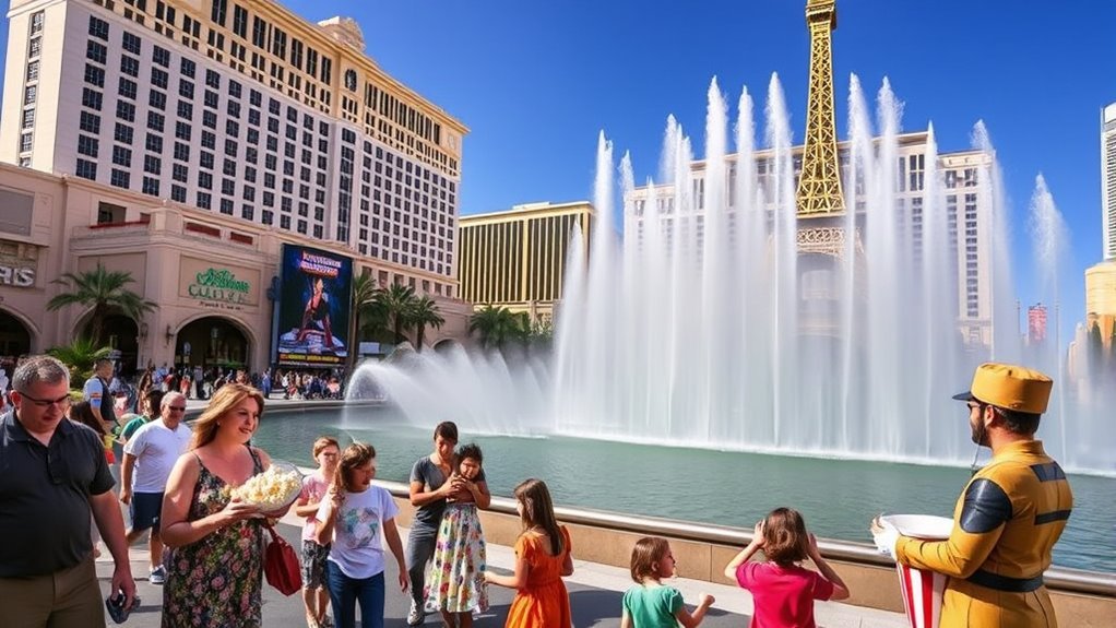 free attractions on strip