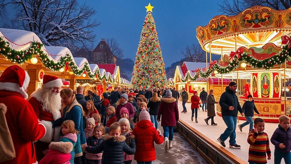 festive holiday attractions await