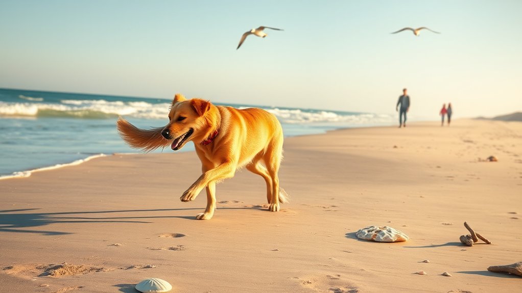 dog friendly beach access