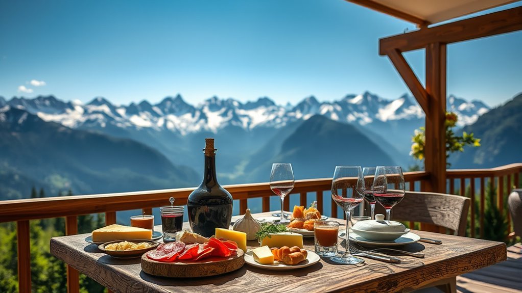 gourmet food and ambiance
