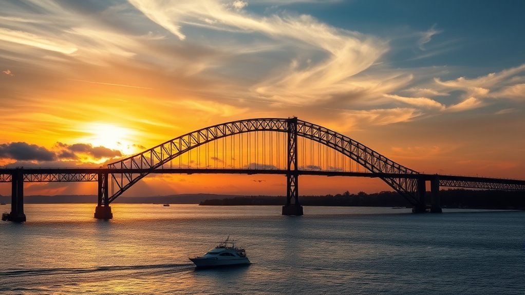 iconic maryland suspension bridge