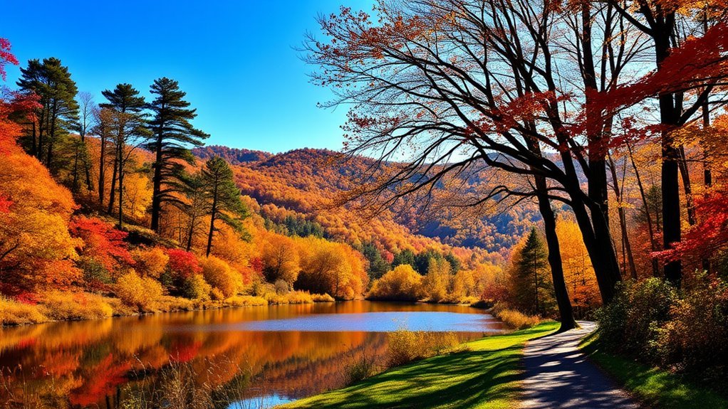 north carolina autumn scenery